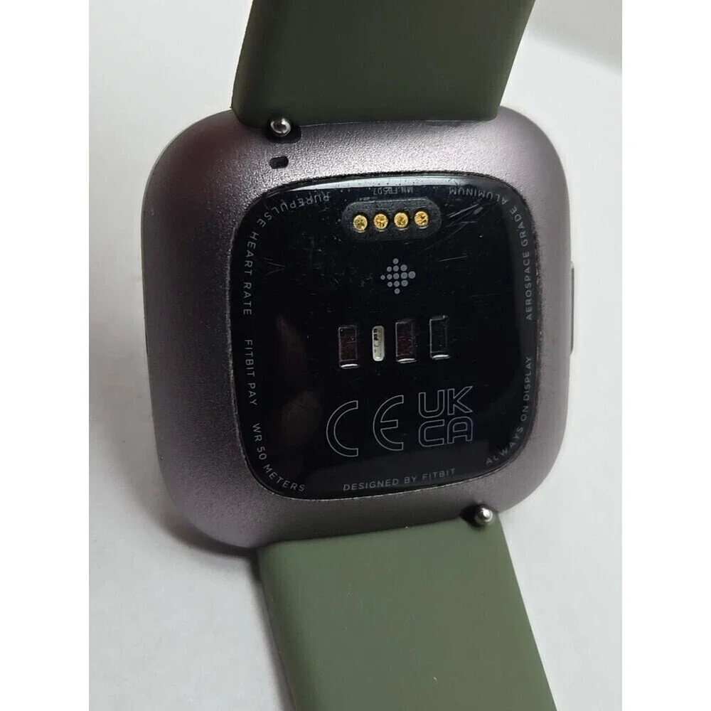 Fitbit Versa 2 Smartwatch Gray 40mm Alexa WR50M Always On Display No Charger